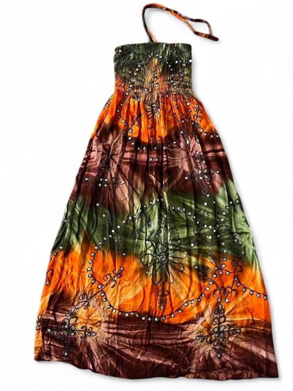 Vintage Halter Sequin Fairy Dress